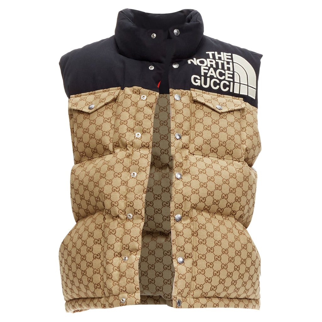 Women's Gucci The North Face GG Monogram Padded Vest Jacket