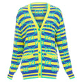 Women's Gucci gg monogram stripe cardigan