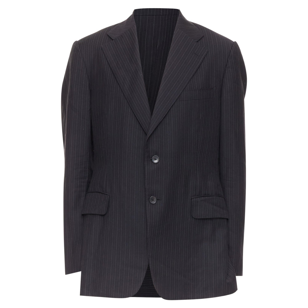 Men's Gucci wool pinstripe double vent blazer