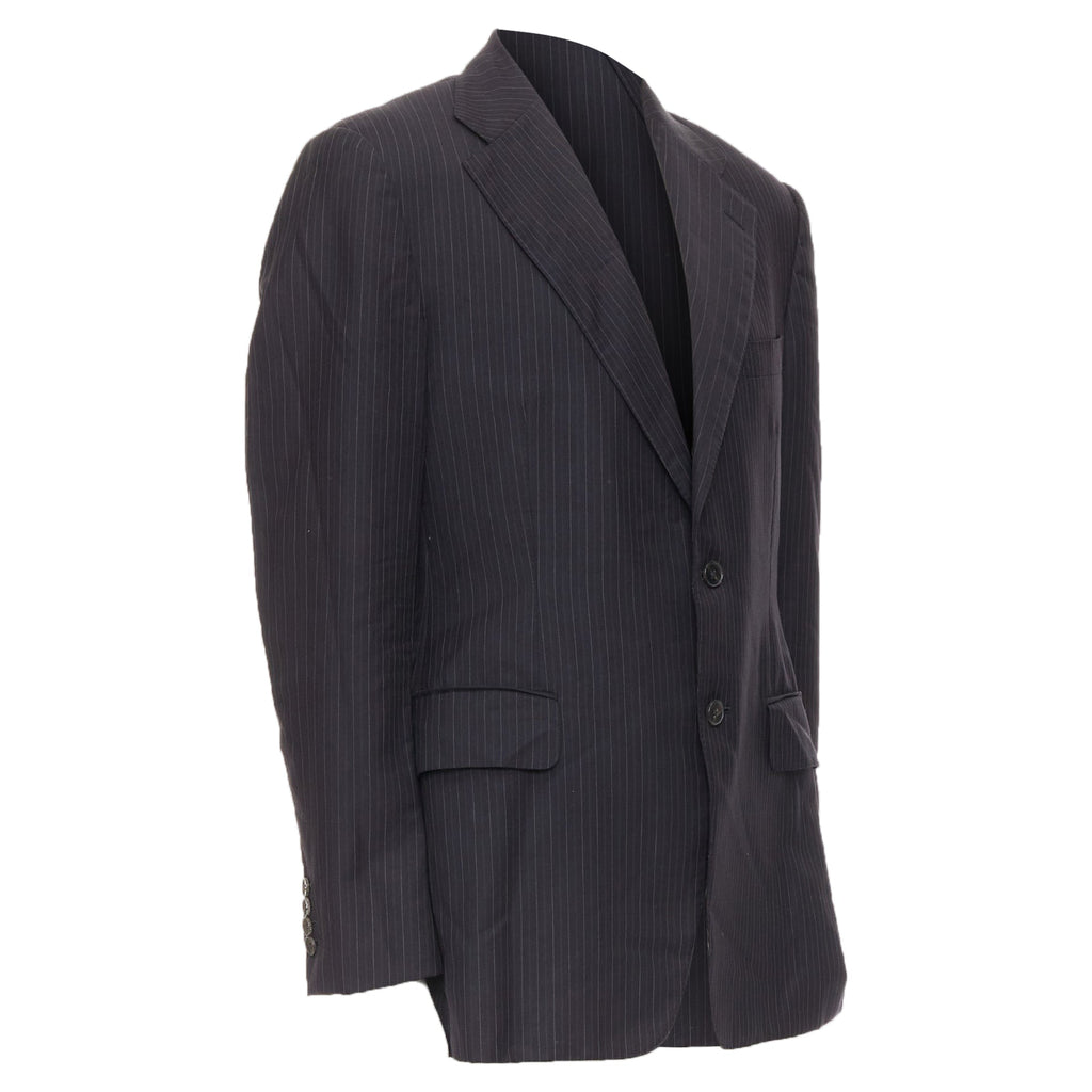 Men's Gucci wool pinstripe double vent blazer