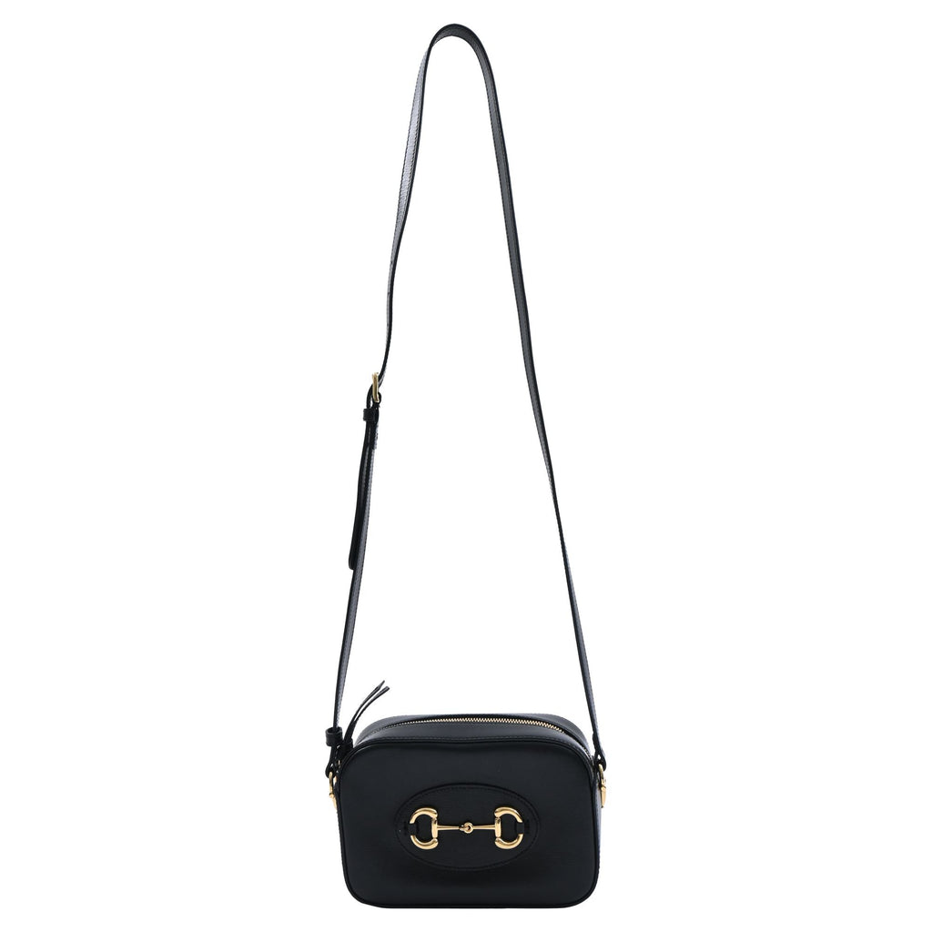 Horsebit 1955 Flap Pocket Camera Bag Leather Small