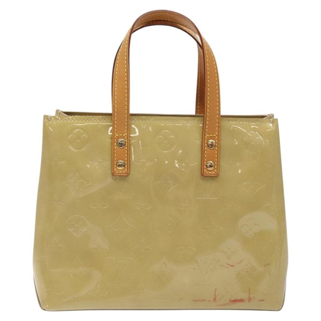 Louis Vuitton Reade Handbag Monogram Vernis Beige Patent_Leather Bag (Pre-Owned)