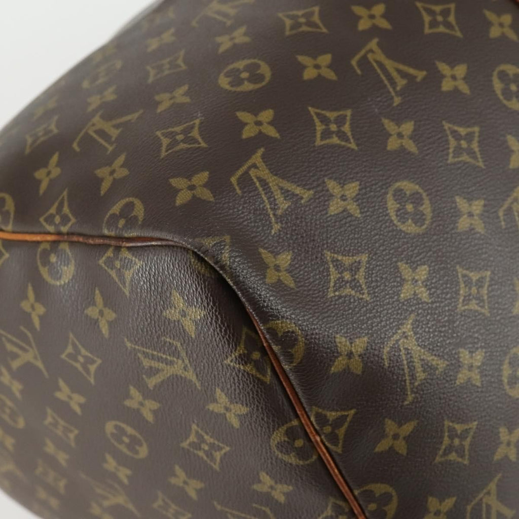 Louis Vuitton Keepall Bag Monogram Canvas Brown Canvas Handbag (Pre-Owned)