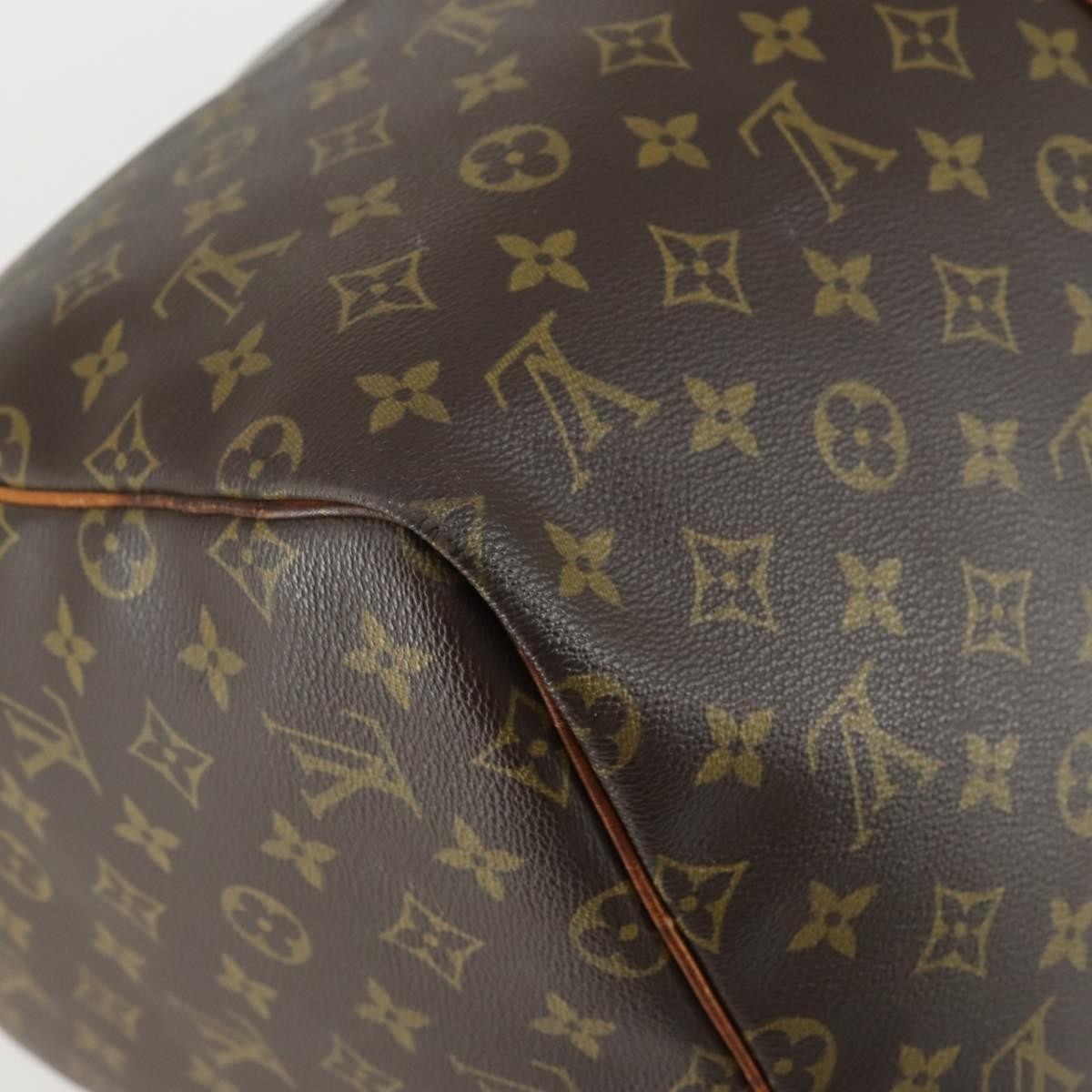 Louis Vuitton Keepall Bag Monogram Canvas Brown Canvas Handbag (Pre-Owned)