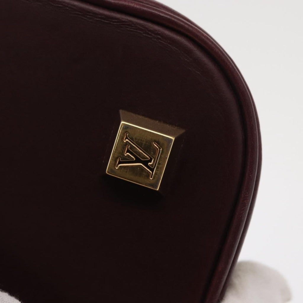 Louis Vuitton Alma Handbag Mini Lin Monogram Red Canvas Handbag (Pre-Owned)