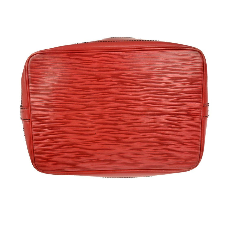 Louis Vuitton Noe Handbag Epi Leather Red Leather Shoulder Bag Bag (Pre-Owned)