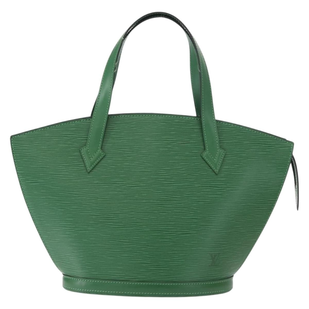 Louis Vuitton Saint Jacques Handbag Epi Leather Green Epi Leather Handbag (Pre-Owned)