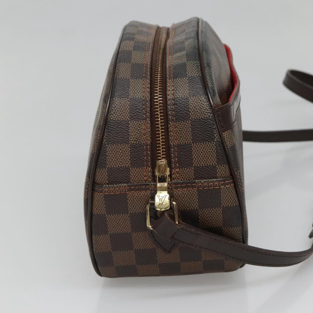 Louis Vuitton Blois Handbag Monogram Canvas Brown Canvas Shoulder Bag Bag (Pre-Owned)