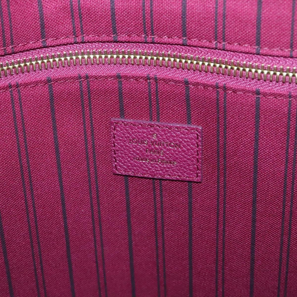 Louis Vuitton Citadine Handbag Monogram Empreinte Leather Purple Leather Tote Bag Bag (Pre-Owned)