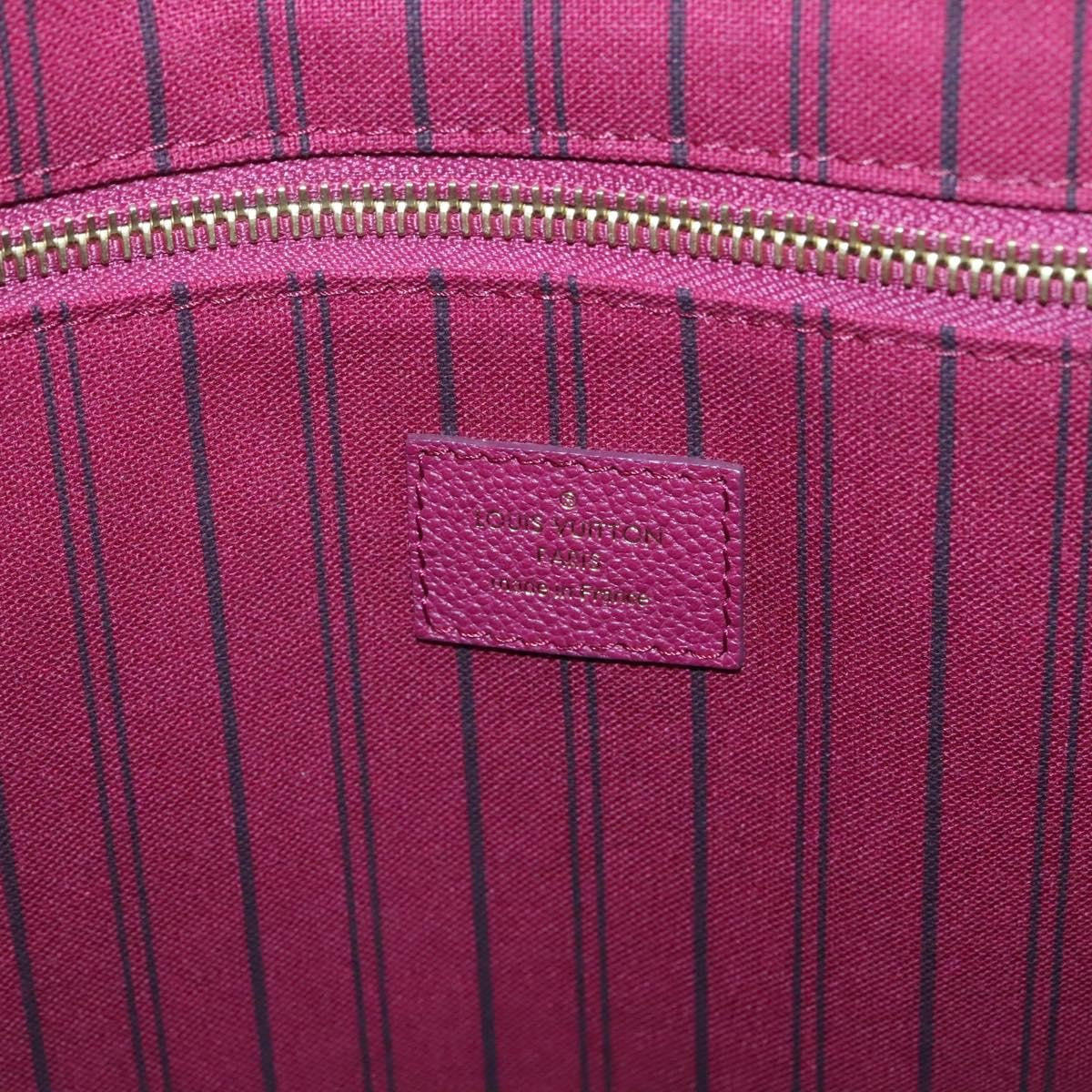 Louis Vuitton Citadine Handbag Monogram Empreinte Leather Purple Leather Tote Bag Bag (Pre-Owned)