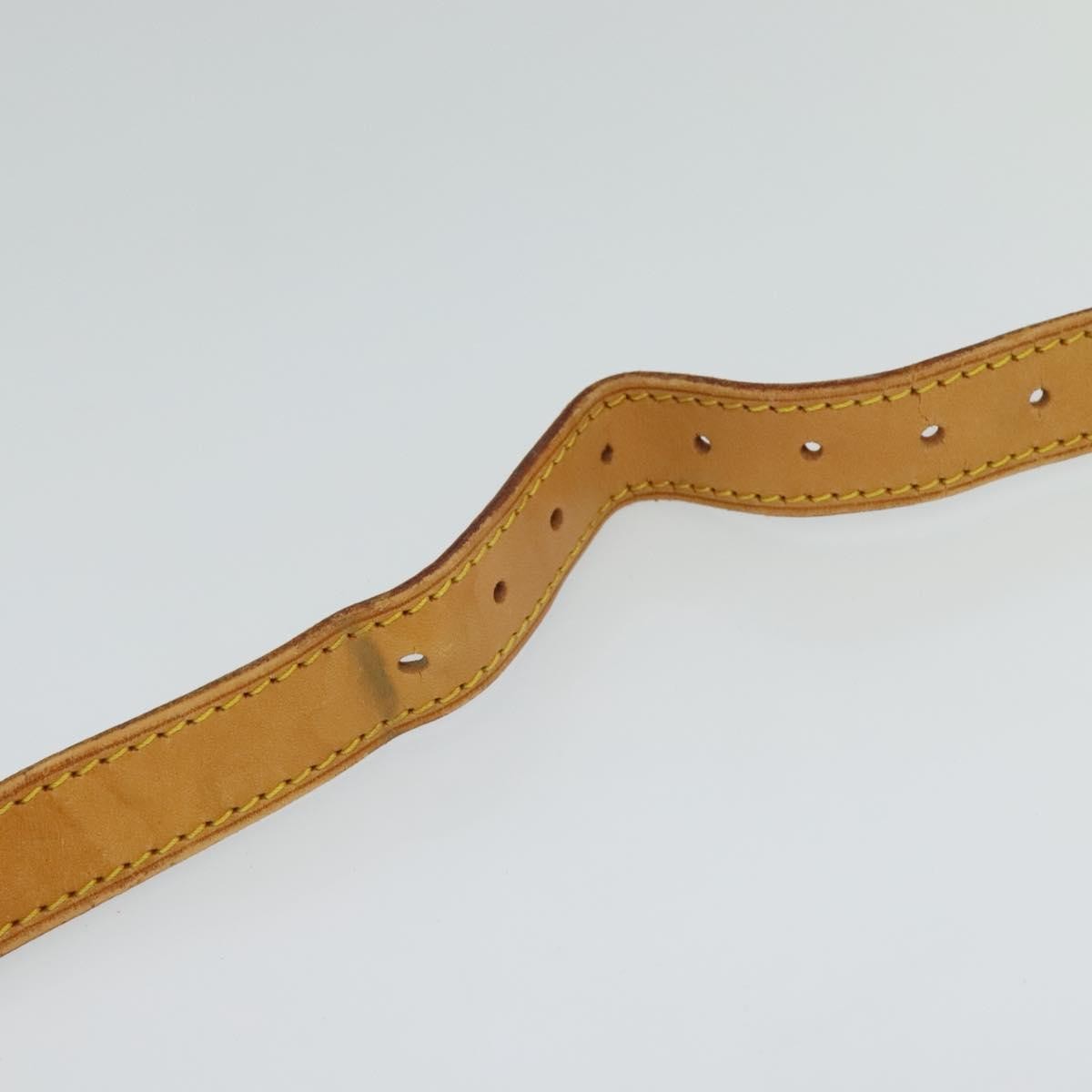 Louis Vuitton Adjustable Shoulder Strap Vachetta Leather Beige Leather Straps Accessory (Pre-Owned)
