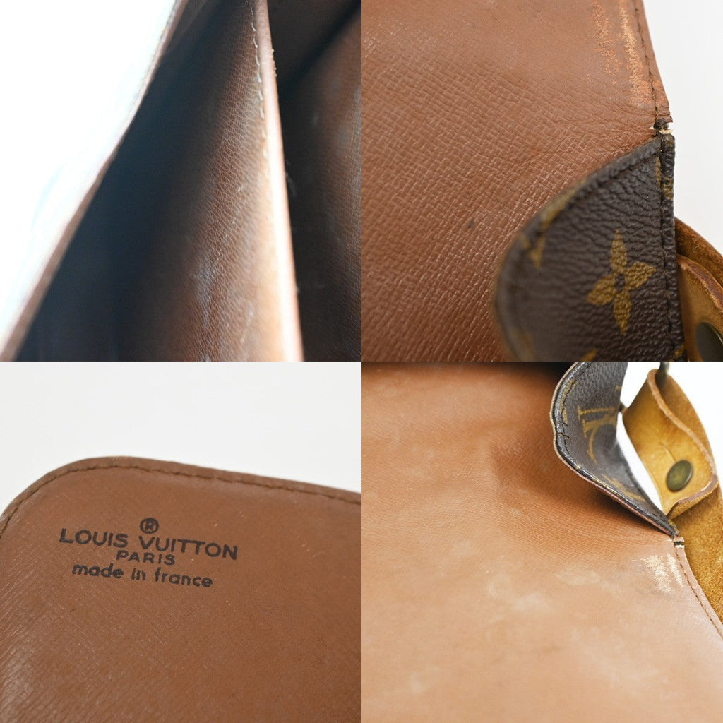 Louis Vuitton Cartouchiere Handbag Monogram Canvas Brown Canvas Shoulder Bag Bag (Pre-Owned)