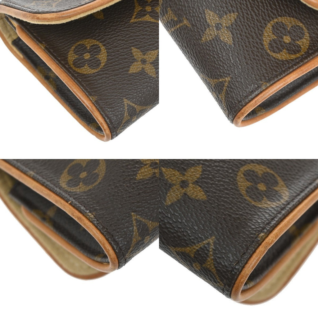 Louis Vuitton Twin Handbag Monogram Canvas Brown Canvas Clutche & Pouche Bag (Pre-Owned)