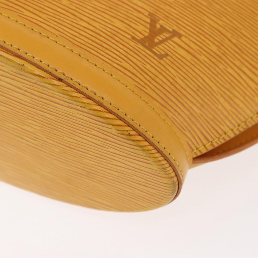 Louis Vuitton Saint Jacques Handbag Epi Leather Yellow Leather Handbag (Pre-Owned)