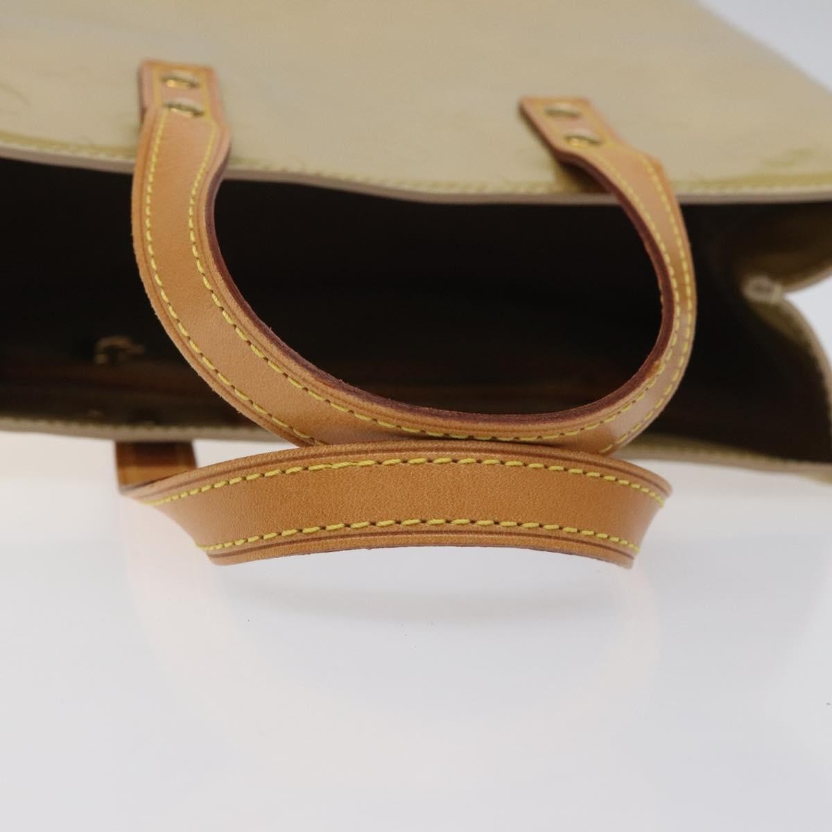 Louis Vuitton Reade Handbag Monogram Vernis Beige Patent_Leather Bag (Pre-Owned)