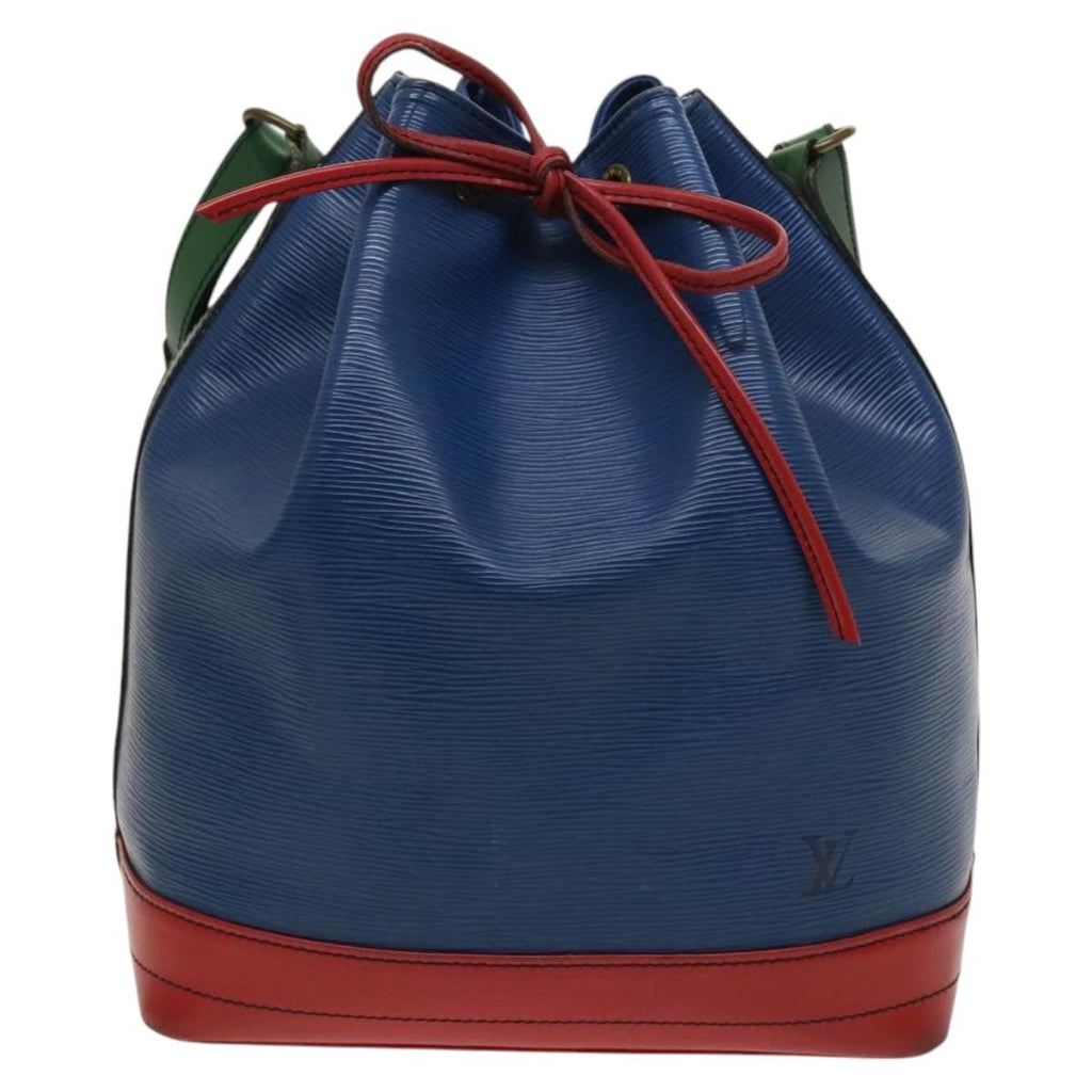 Louis Vuitton Tricolor Noe Handbag Epi Leather Blue Leather Bag (Pre-Owned)