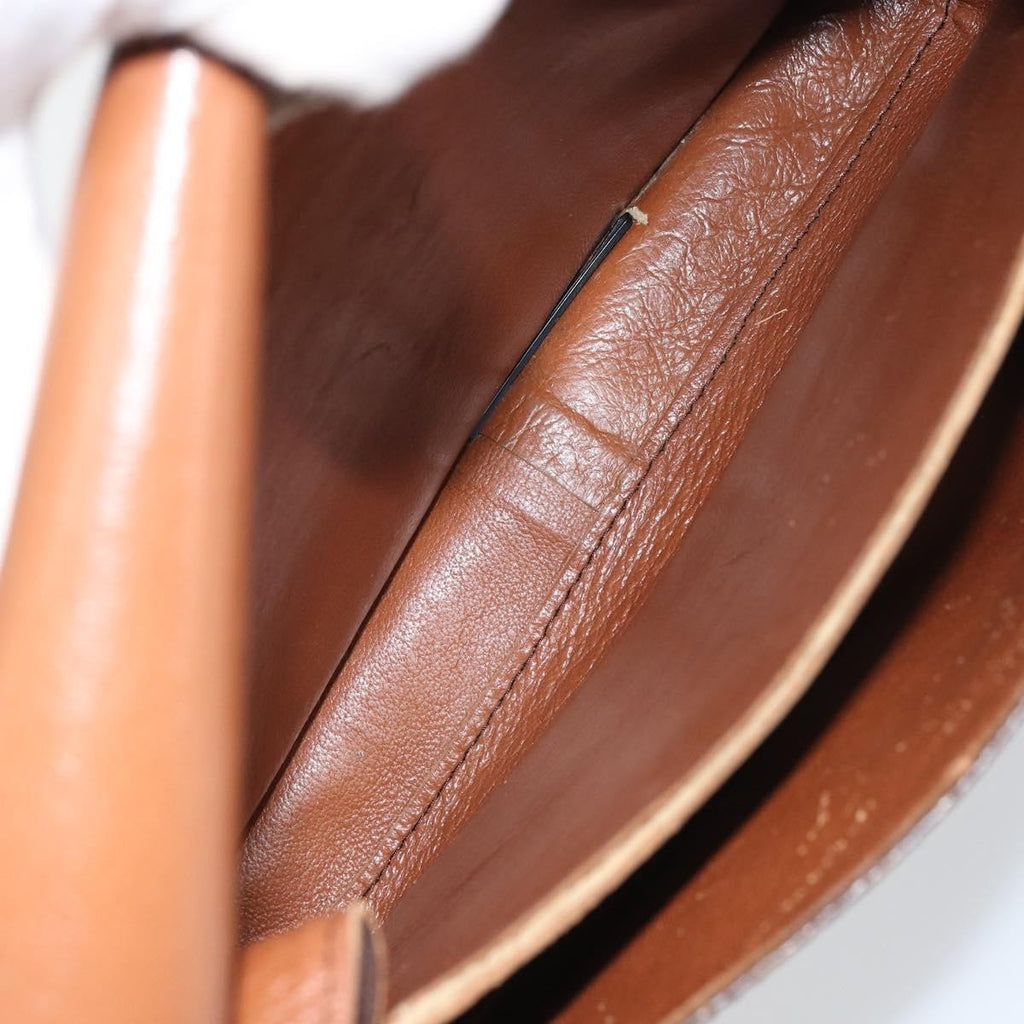 Louis Vuitton Cartouchiere Handbag Monogram Canvas Brown Canvas Shoulder Bag Bag (Pre-Owned)