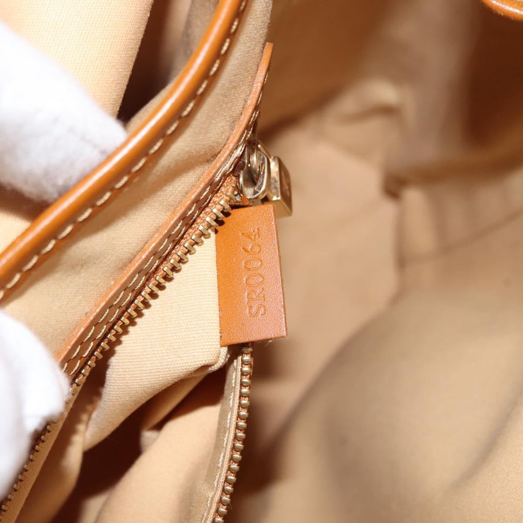 Louis Vuitton Lucille Handbag Mini Lin Beige Canvas Tote Bag Bag (Pre-Owned)