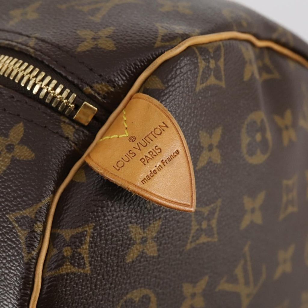 Louis Vuitton Keepall Bandouliere Bag Monogram Canvas Brown Canvas Bag (Pre-Owned)