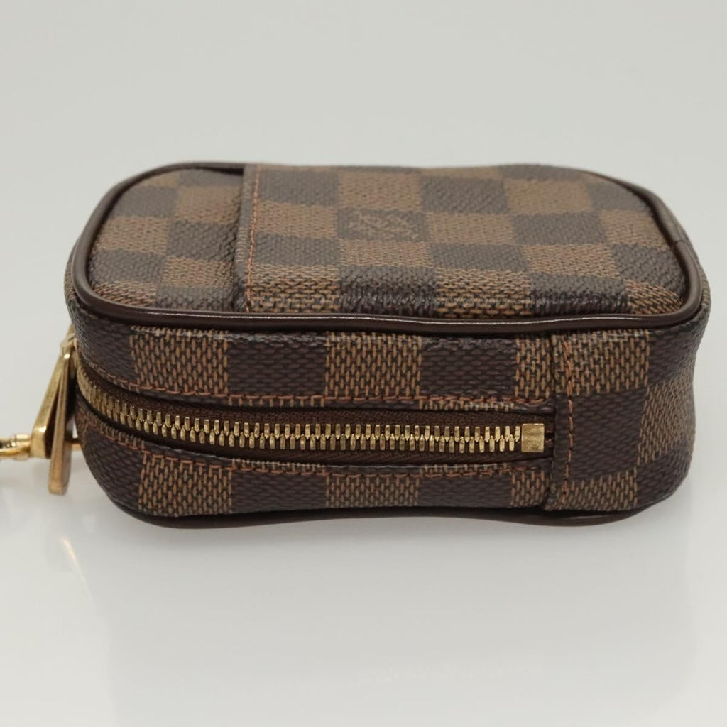 Louis Vuitton Etui Okapi Camera Case Damier Brown Canvas Bag (Pre-Owned)