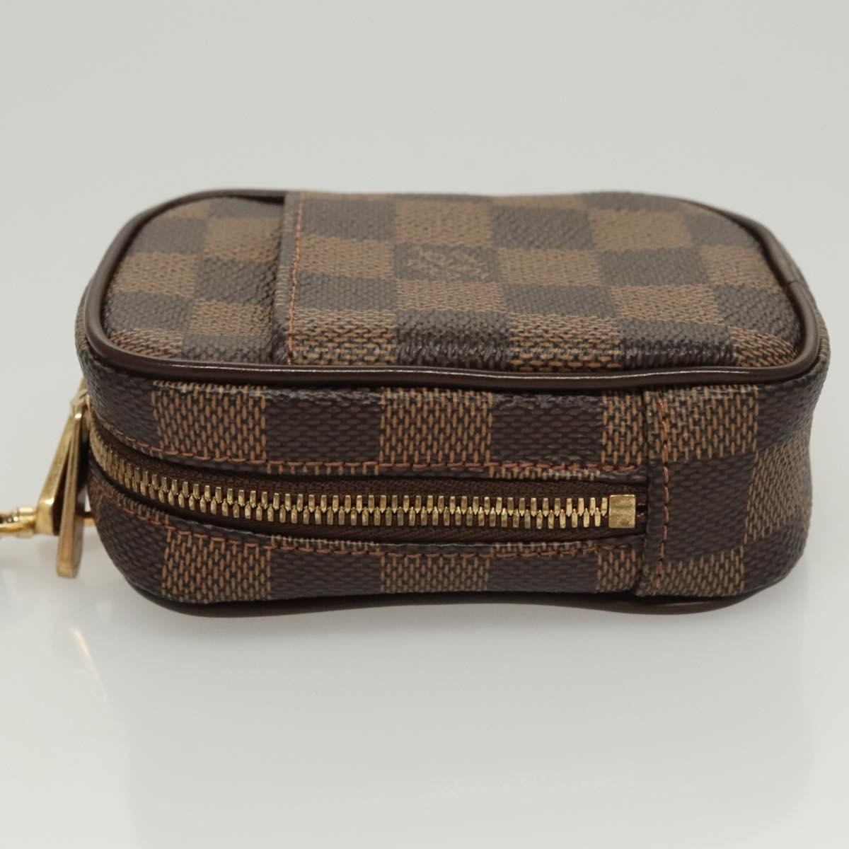 Louis Vuitton Etui Okapi Camera Case Damier Brown Canvas Bag (Pre-Owned)