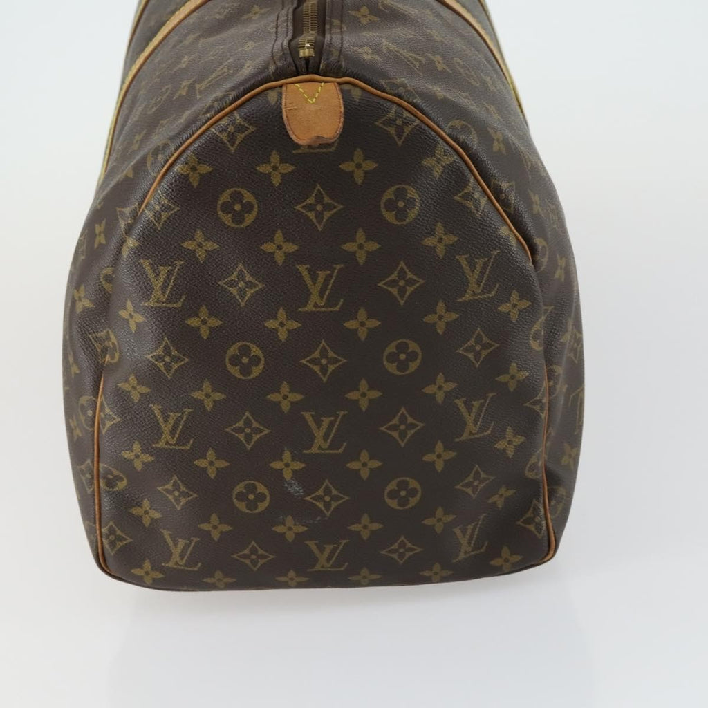 Louis Vuitton Keepall Bag Monogram Canvas Brown Canvas Travel Bag Bag (Pre-Owned)