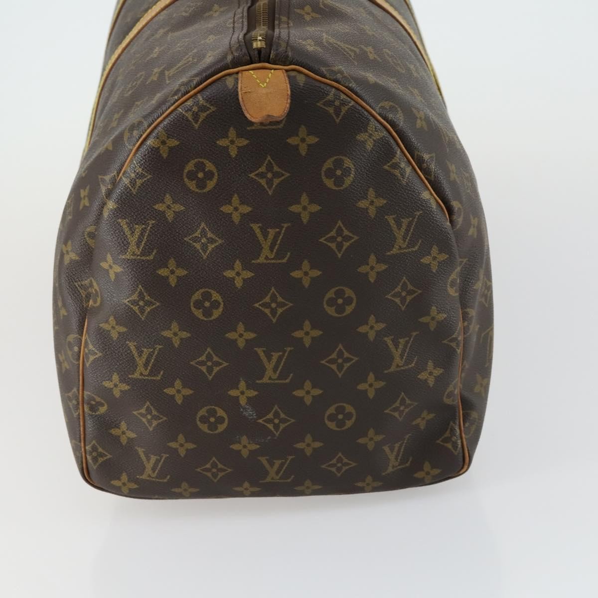 Louis Vuitton Keepall Bag Monogram Canvas Brown Canvas Travel Bag Bag (Pre-Owned)