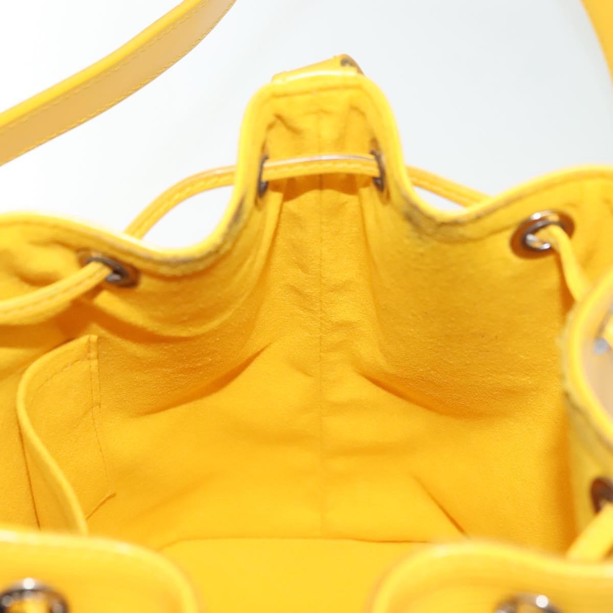 Louis Vuitton Noe Handbag Epi Leather Yellow Leather Bag (Pre-Owned)