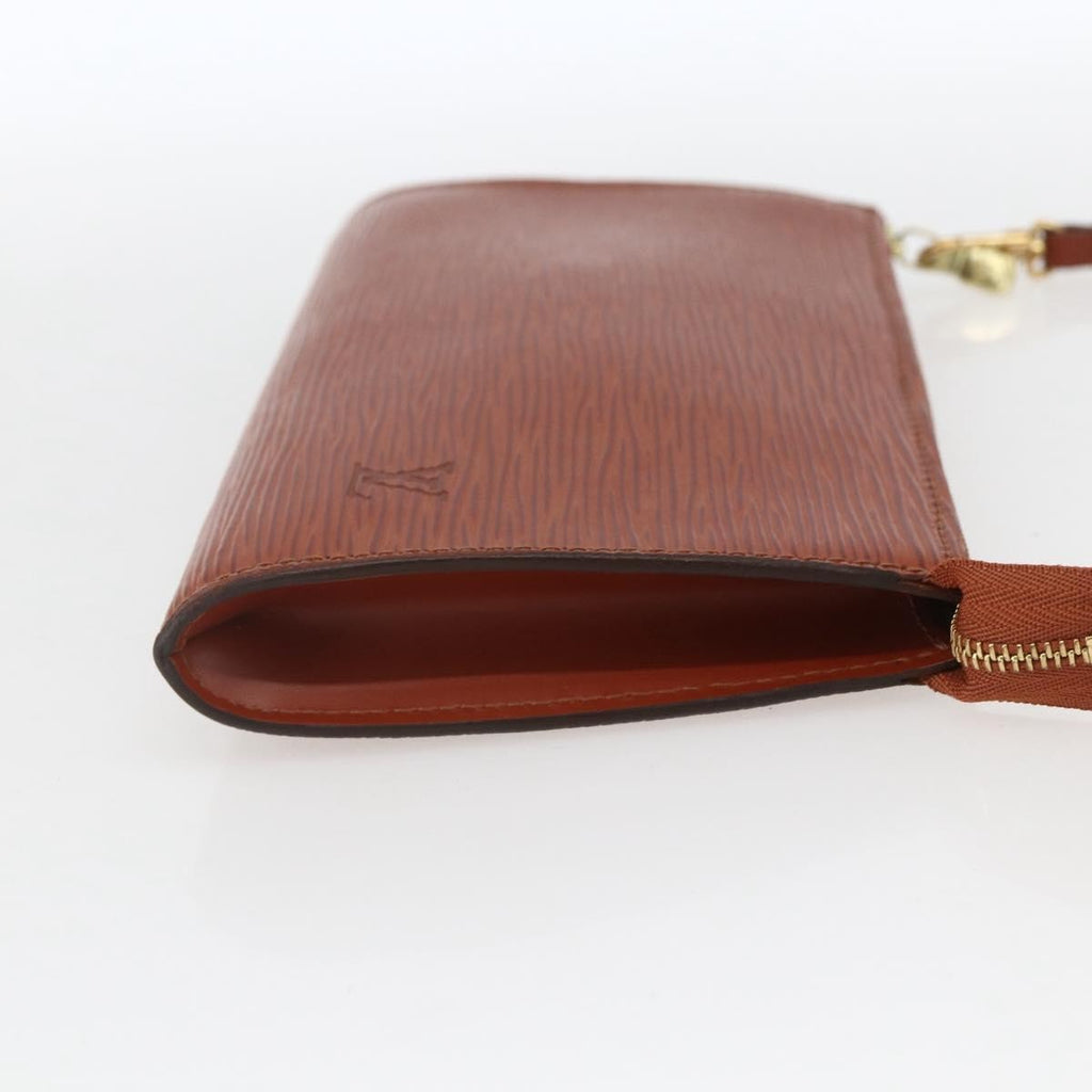 Louis Vuitton Pochette Accessoires Epi Leather Brown Leather Clutche & Pouche Bag (Pre-Owned)