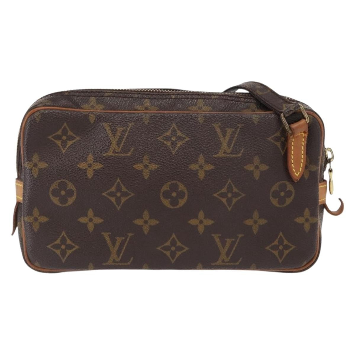 Louis Vuitton Pochette Marly Bandouliere Bag Monogram Canvas Brown Canvas Shoulder Bag Bag (Pre-Owned)