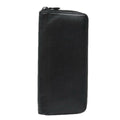 Louis Vuitton Zippy Wallet Vertical Monogram Shadow Leather Black Leather Wallets Accessory (Pre-Owned)