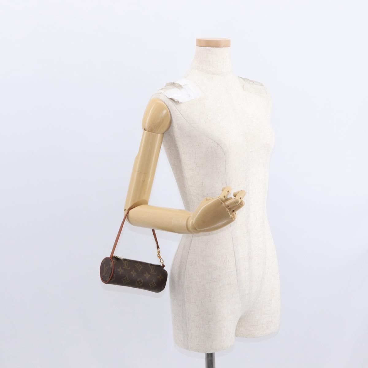 Louis Vuitton Papillon Pochette Monogram Canvas Brown Canvas Clutche & Pouche Bag (Pre-Owned)