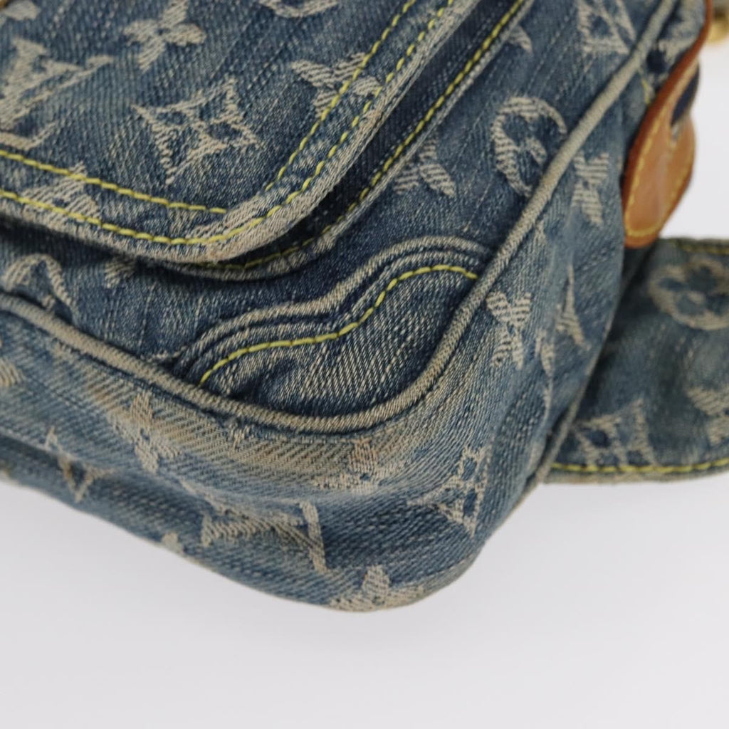 Louis Vuitton Bum Bag Denim Blue Denim_Jeans Shoulder Bag Bag (Pre-Owned)