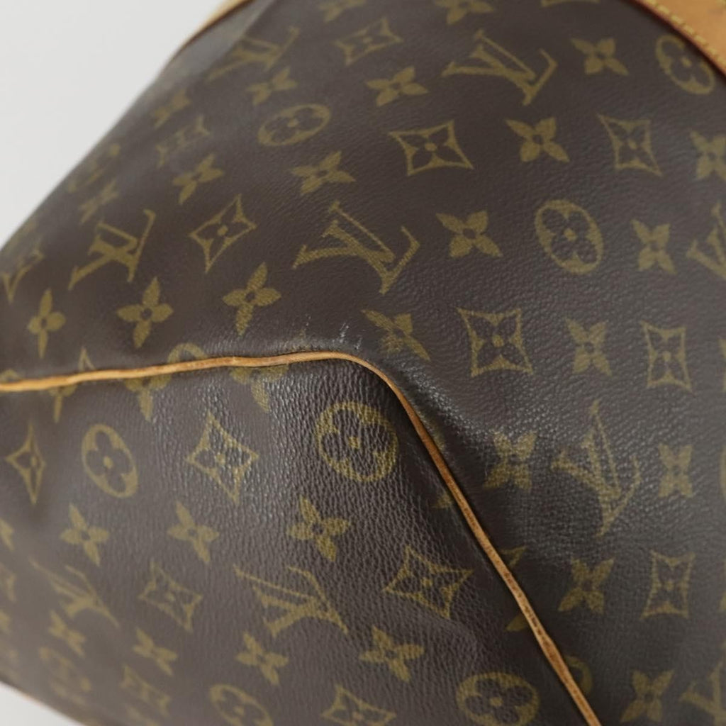 Louis Vuitton Keepall Bag Monogram Canvas Brown Canvas Travel Bag Bag (Pre-Owned)