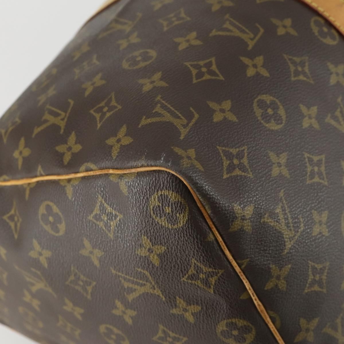 Louis Vuitton Keepall Bag Monogram Canvas Brown Canvas Travel Bag Bag (Pre-Owned)