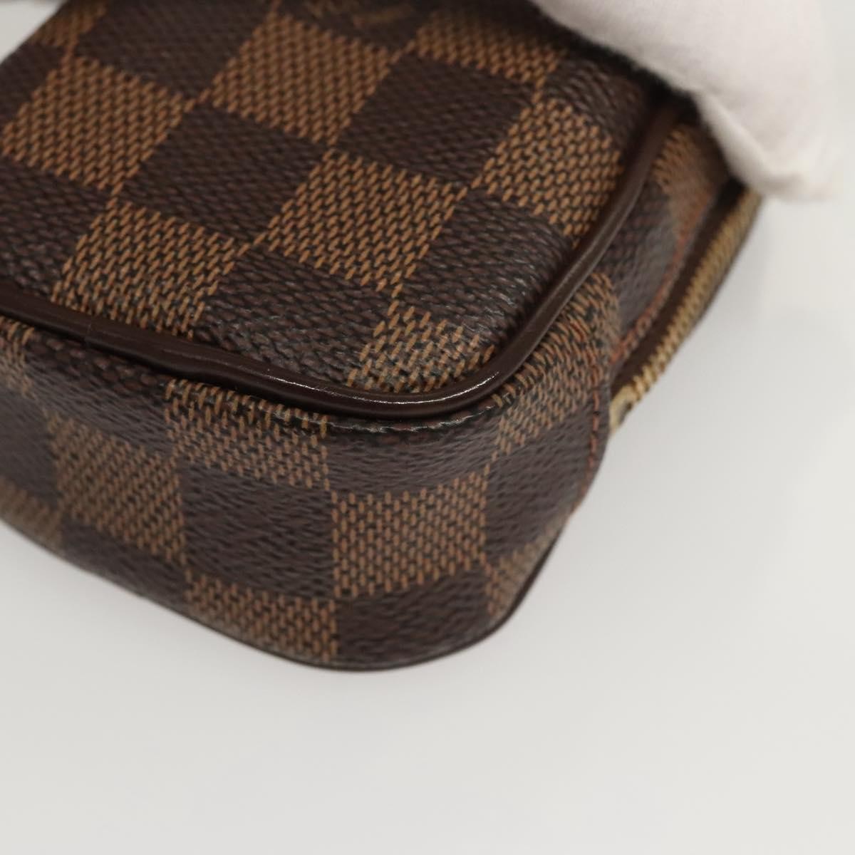Louis Vuitton Etui Okapi Camera Case Damier Brown Canvas Bag (Pre-Owned)