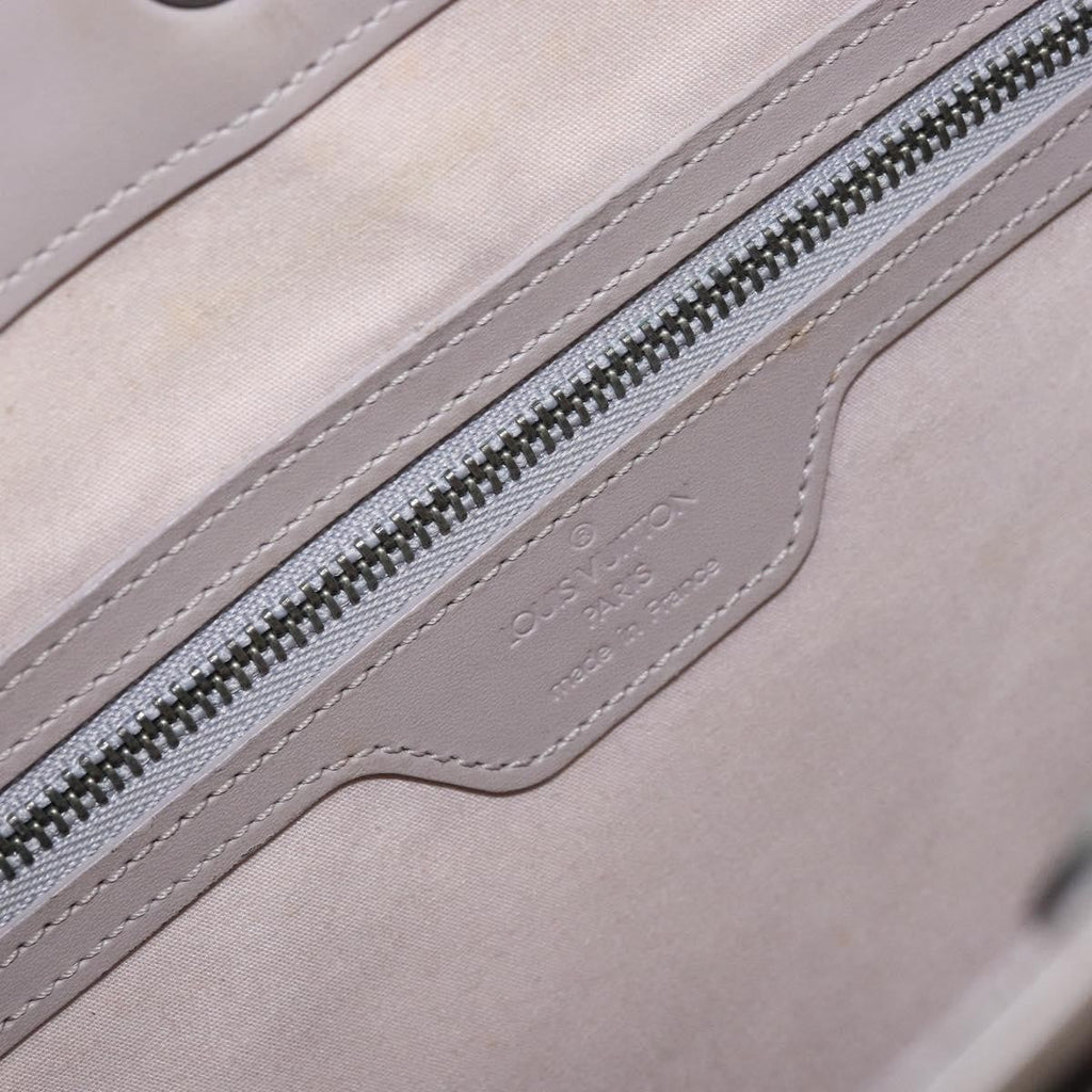 Louis Vuitton Saint Tropez Handbag Epi Leather Gray Leather Shoulder Bag Bag (Pre-Owned)