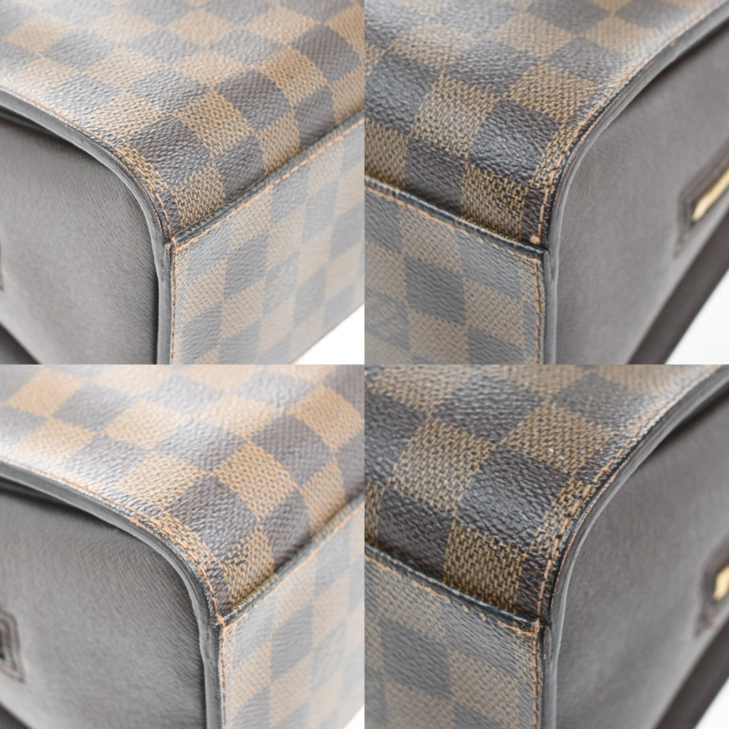 Louis Vuitton Triana Bag Damier Brown Canvas Handbag (Pre-Owned)