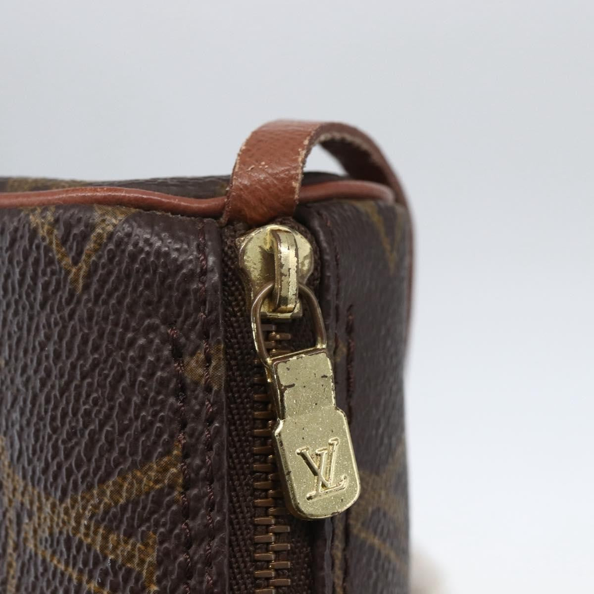 Louis Vuitton Papillon Pochette Monogram Canvas Brown Canvas Clutche & Pouche Bag (Pre-Owned)