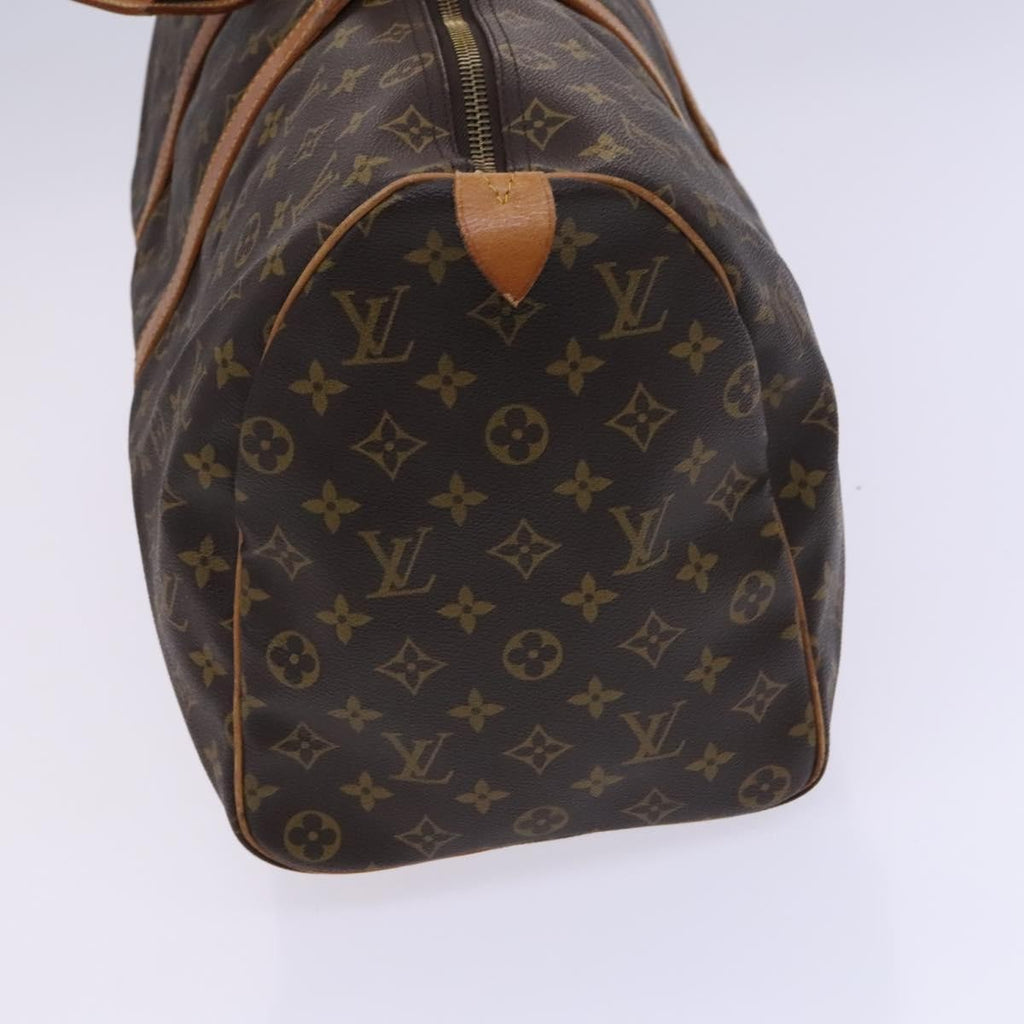 Louis Vuitton Keepall Bag Monogram Canvas Brown Canvas Travel Bag Bag (Pre-Owned)