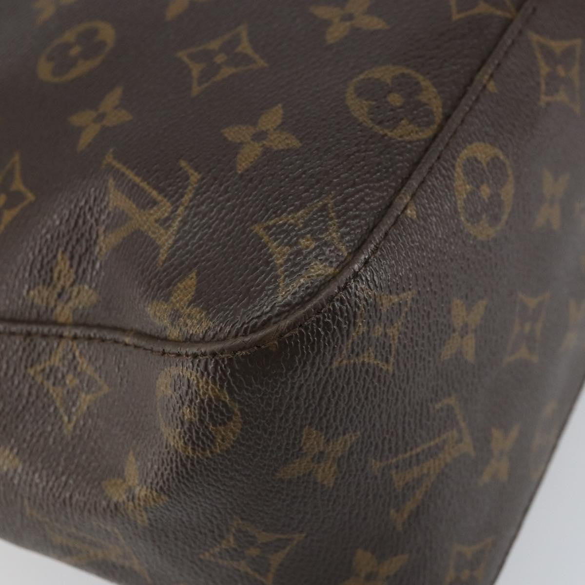 Louis Vuitton Monogram Looping Handbag Monogram Canvas Brown Canvas Shoulder Bag Bag (Pre-Owned)