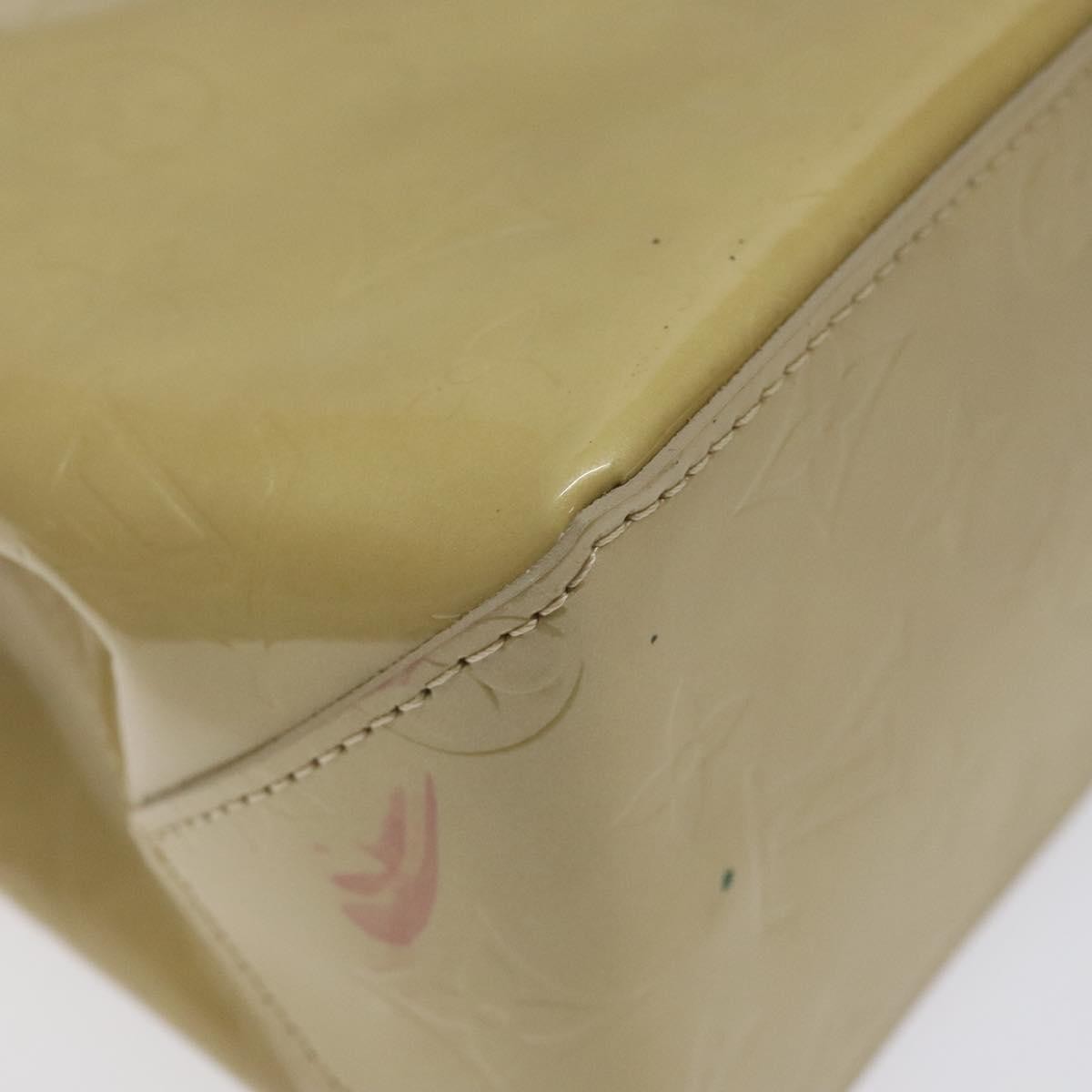 Louis Vuitton Reade Handbag Monogram Vernis Beige Patent_Leather Bag (Pre-Owned)