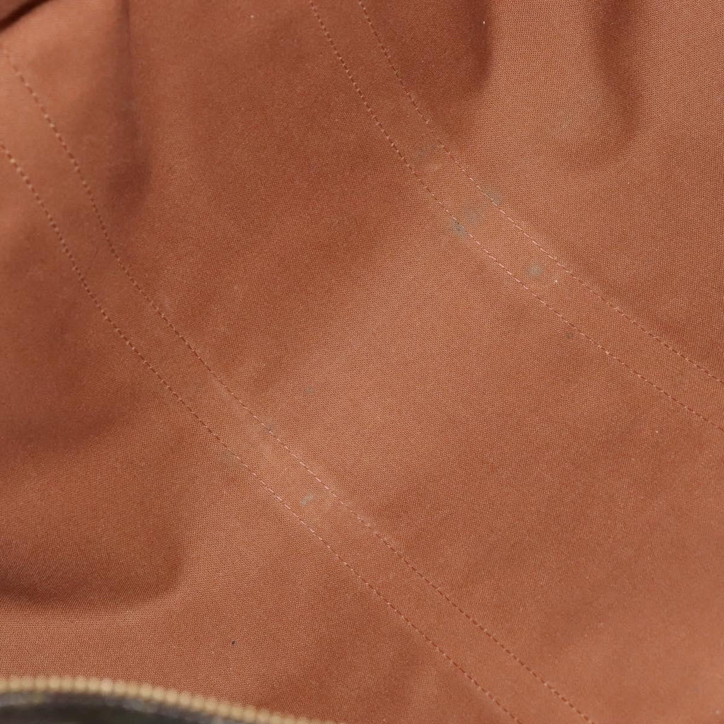 Louis Vuitton Keepall Bag Monogram Canvas Brown Canvas Bag (Pre-Owned)
