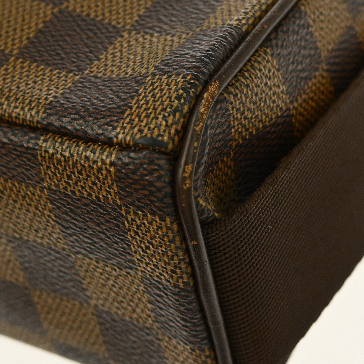 Louis Vuitton Olav Handbag Damier Brown Canvas Shoulder Bag Bag (Pre-Owned)