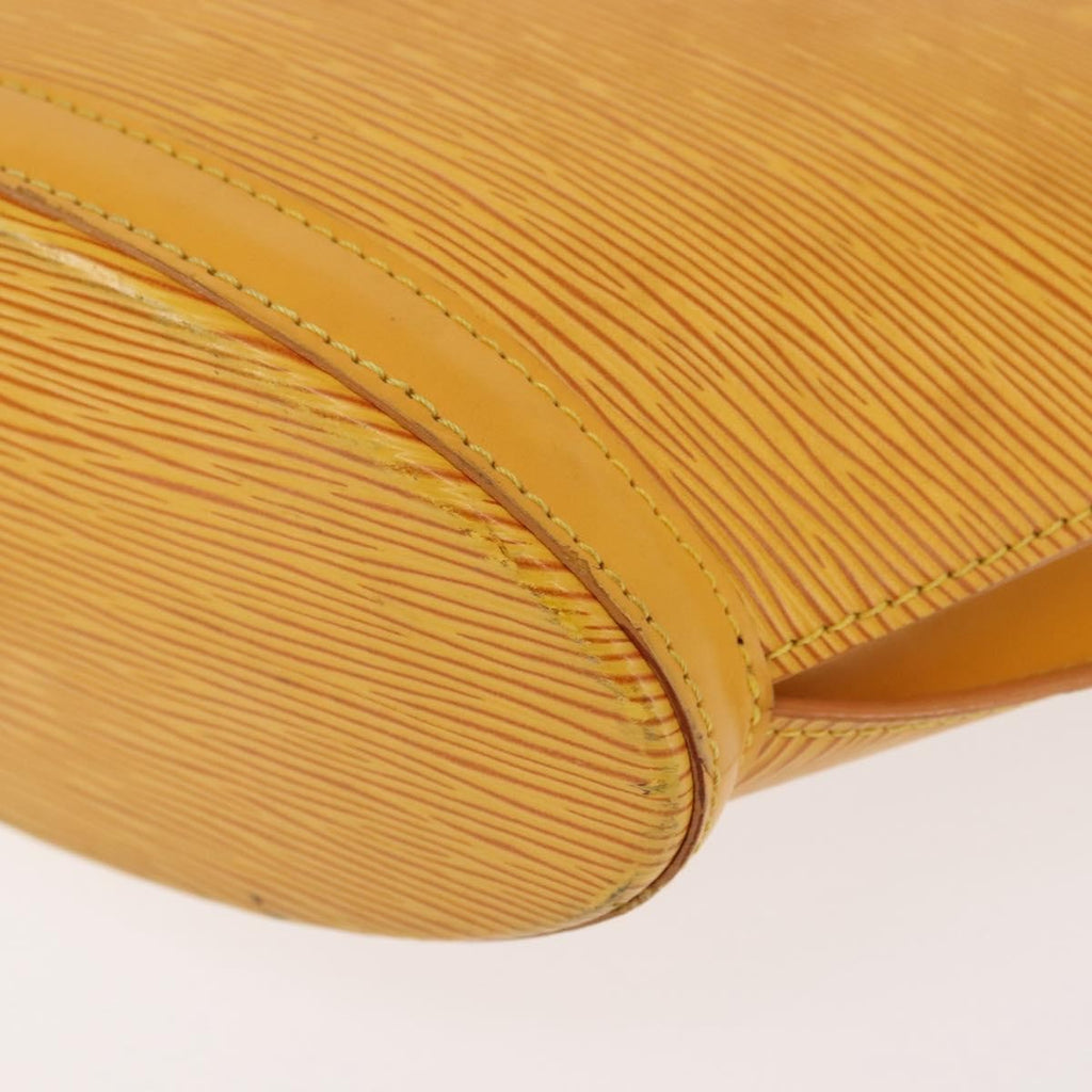 Louis Vuitton Saint Jacques Handbag Epi Leather Yellow Leather Handbag (Pre-Owned)
