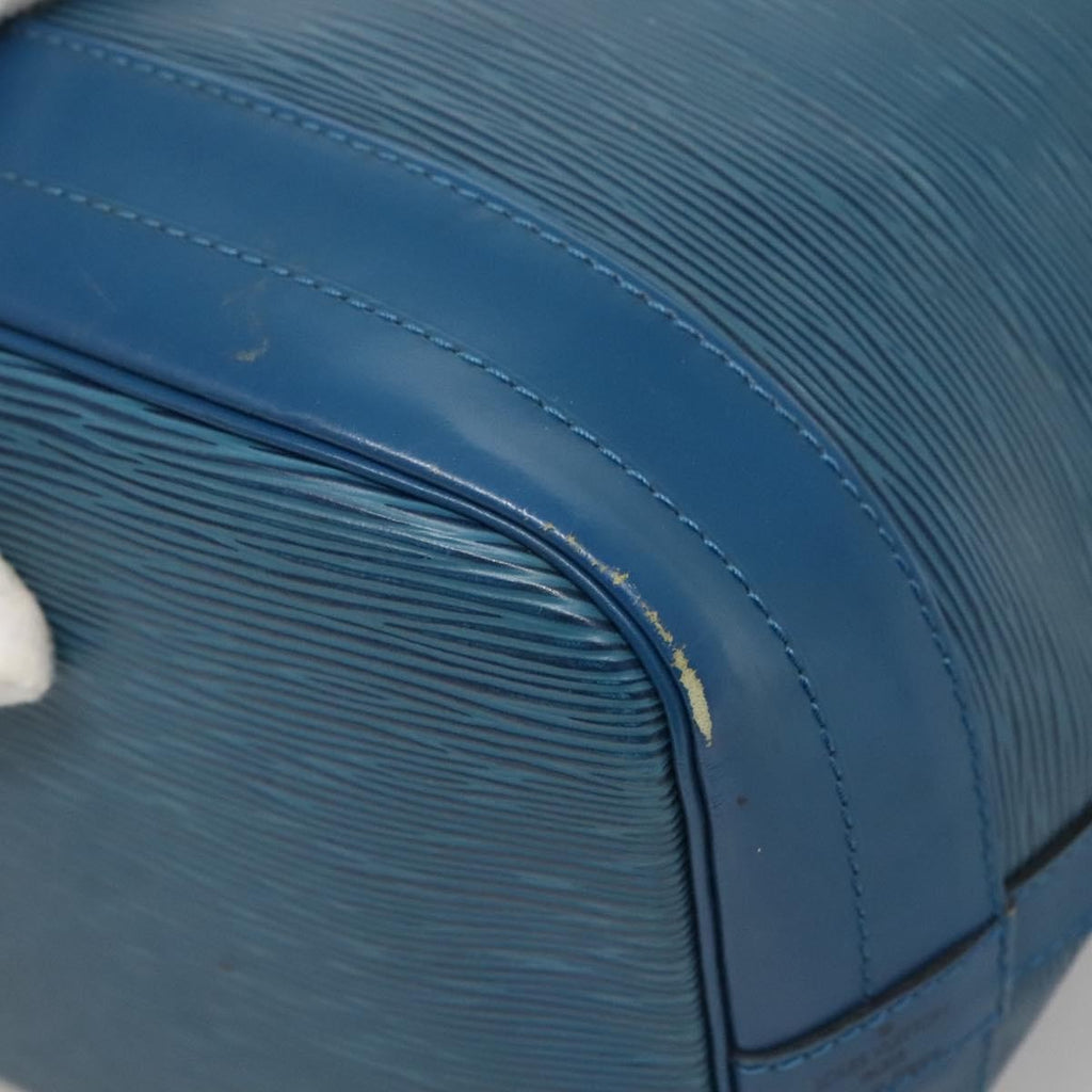 Louis Vuitton Noe Handbag Epi Leather Blue Leather Bag (Pre-Owned)
