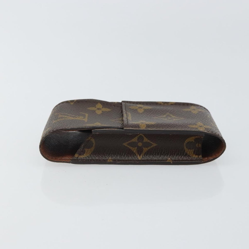 Louis Vuitton Etui Cigarette Case Monogram Canvas Brown Canvas Wallets Accessory (Pre-Owned)