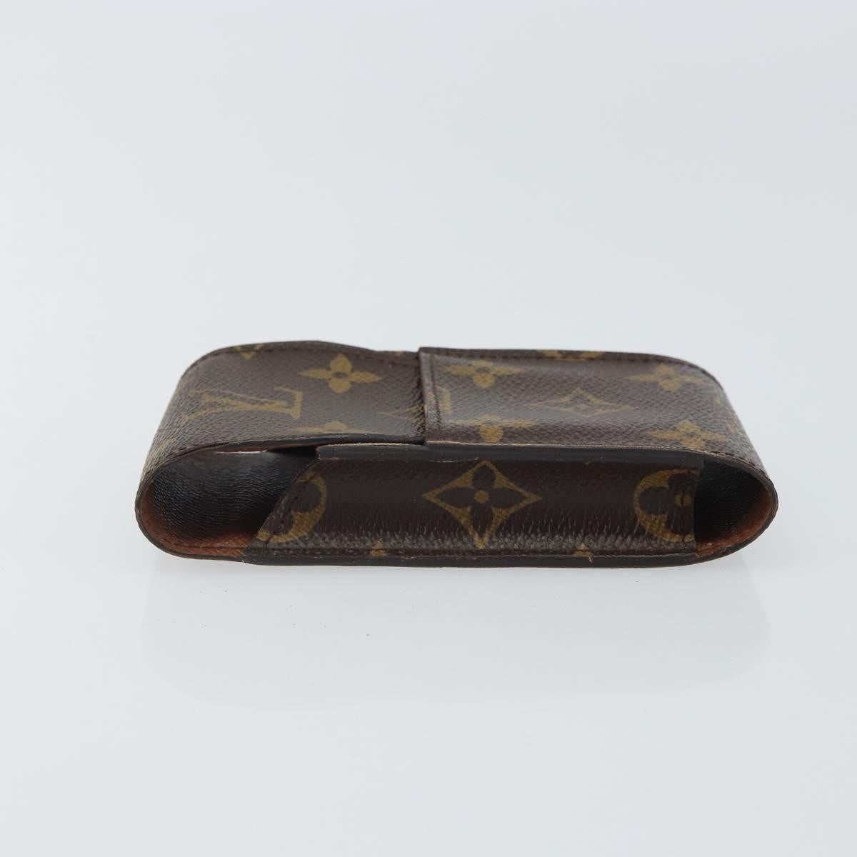 Louis Vuitton Etui Cigarette Case Monogram Canvas Brown Canvas Wallets Accessory (Pre-Owned)