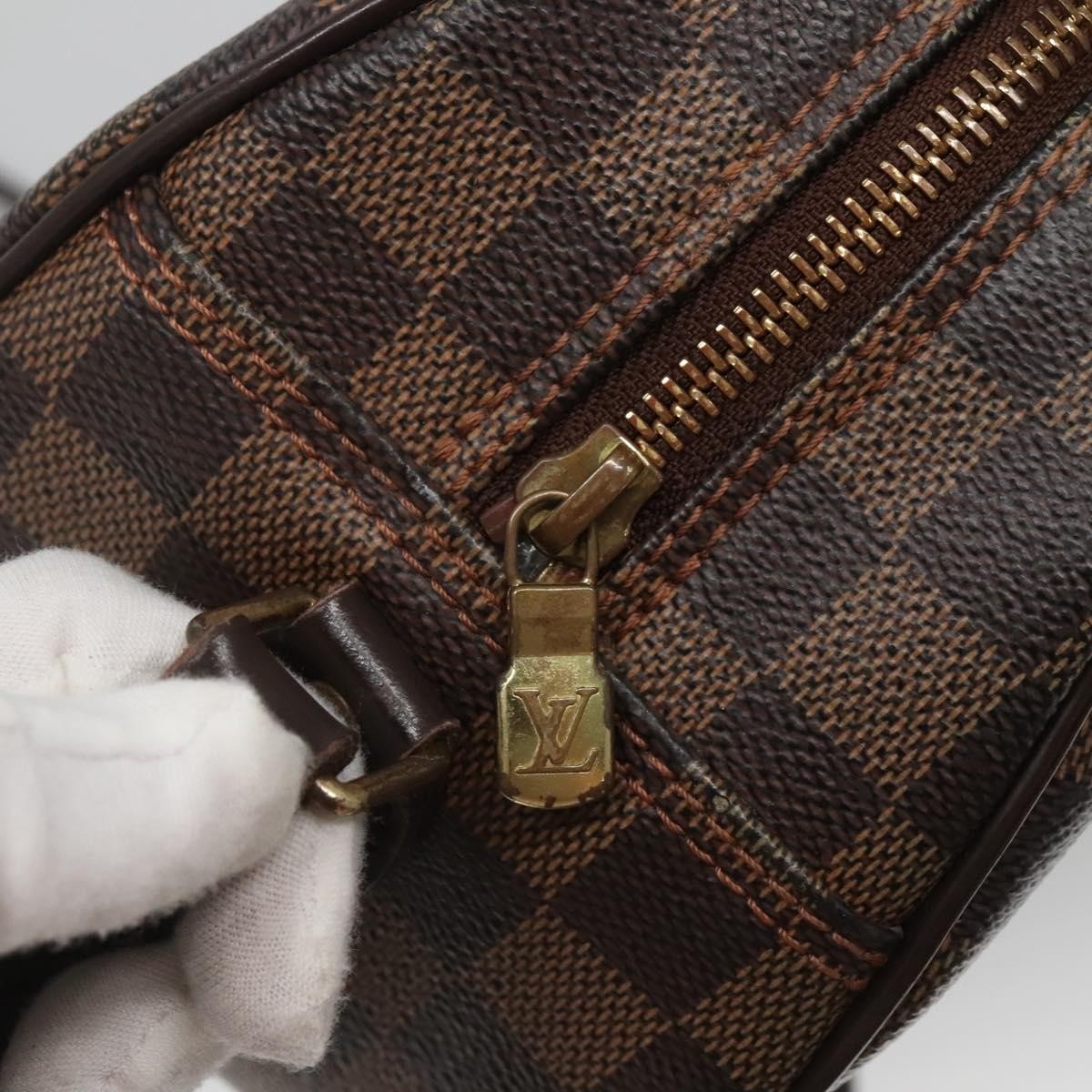 Louis Vuitton Blois Handbag Monogram Canvas Brown Canvas Shoulder Bag Bag (Pre-Owned)