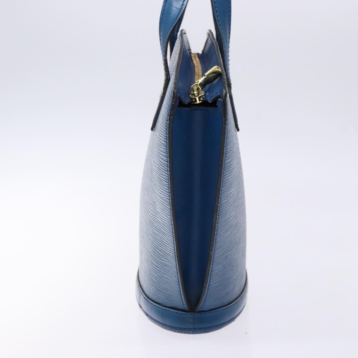 Louis Vuitton Saint Jacques Handbag Epi Leather Blue Leather Shoulder Bag Bag (Pre-Owned)